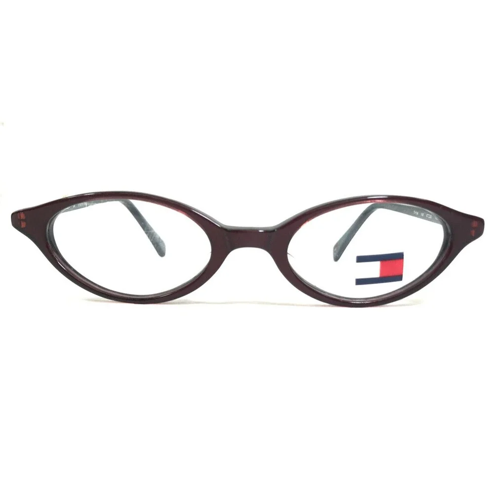 Tommy Hilfiger Eyeglasses Frames TH194 158 Brown Blue Round Full Rim 47-20-140